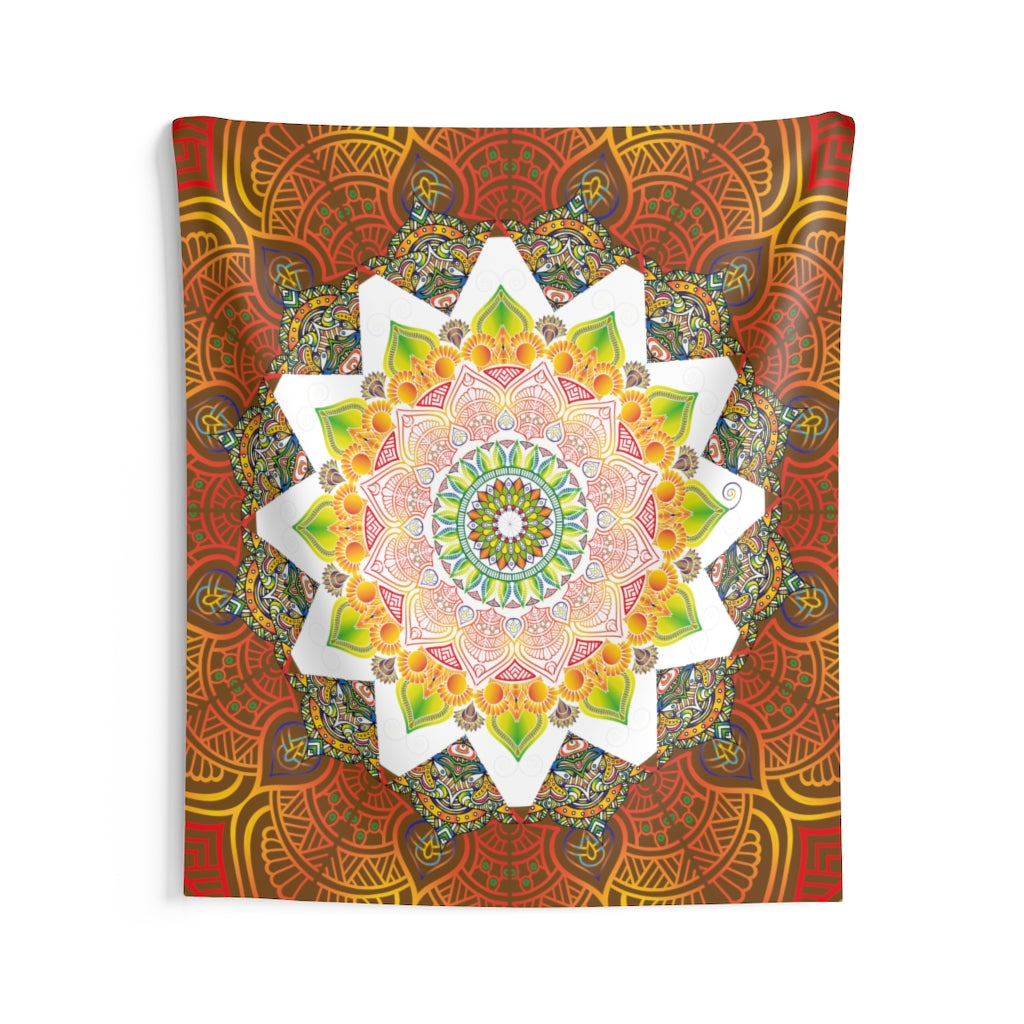 Indian Tapestry for Contemporary Home Decor . Inspirational Wall Hanging Art for Baby Nursery, Dorm room, Coastal Home . Housewarming Gift