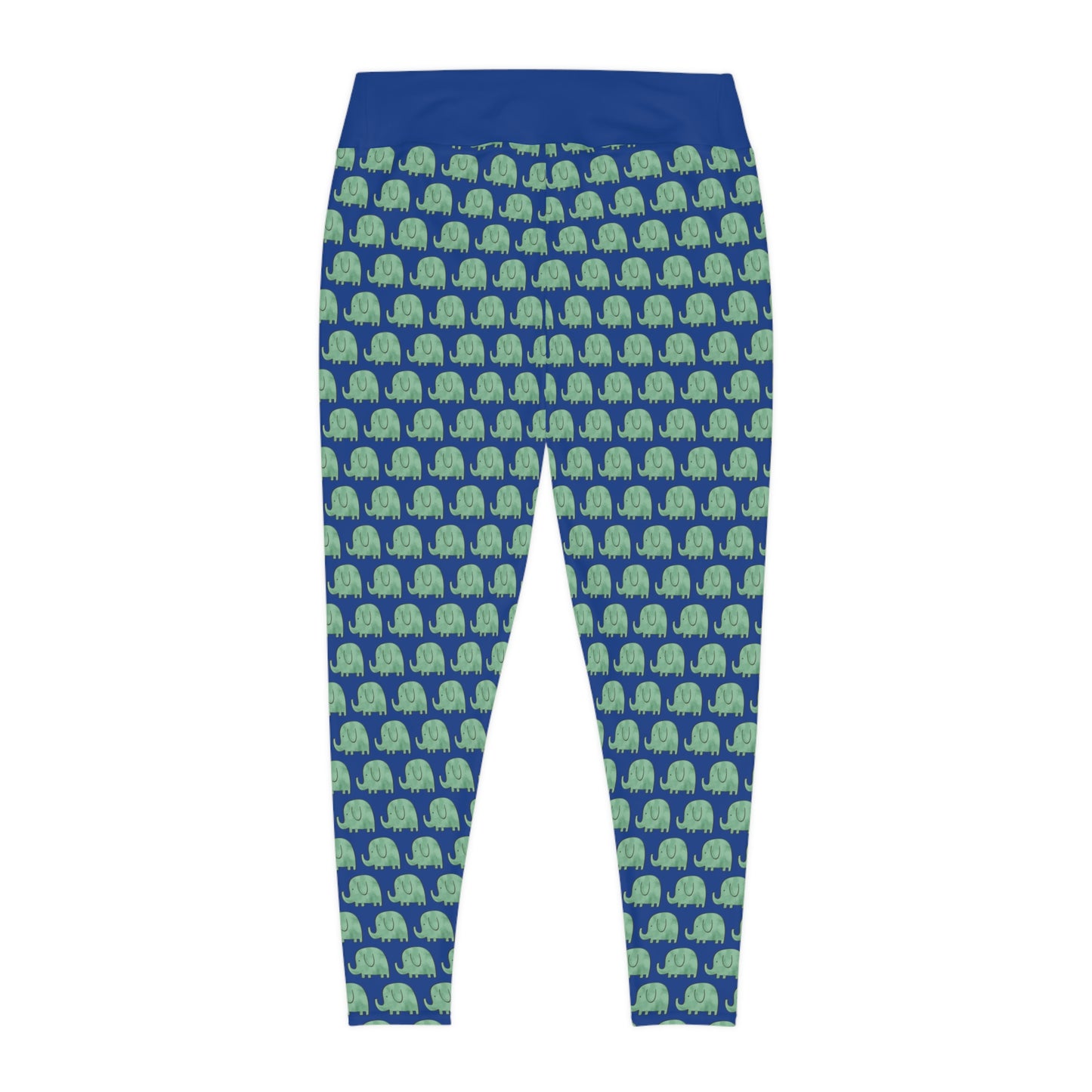 Elephant Plus Size Leggings animal kingdom, One of a Kind Workout Activewear for Wife Fitness, Best Friend, mom and me tights Christmas Gift