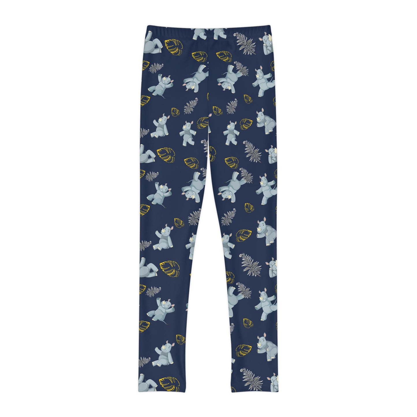 Elephant Youth Leggings, One of a Kind Gift - Unique Workout Activewear tights for kids fitness, Daughter, Niece Christmas Gift