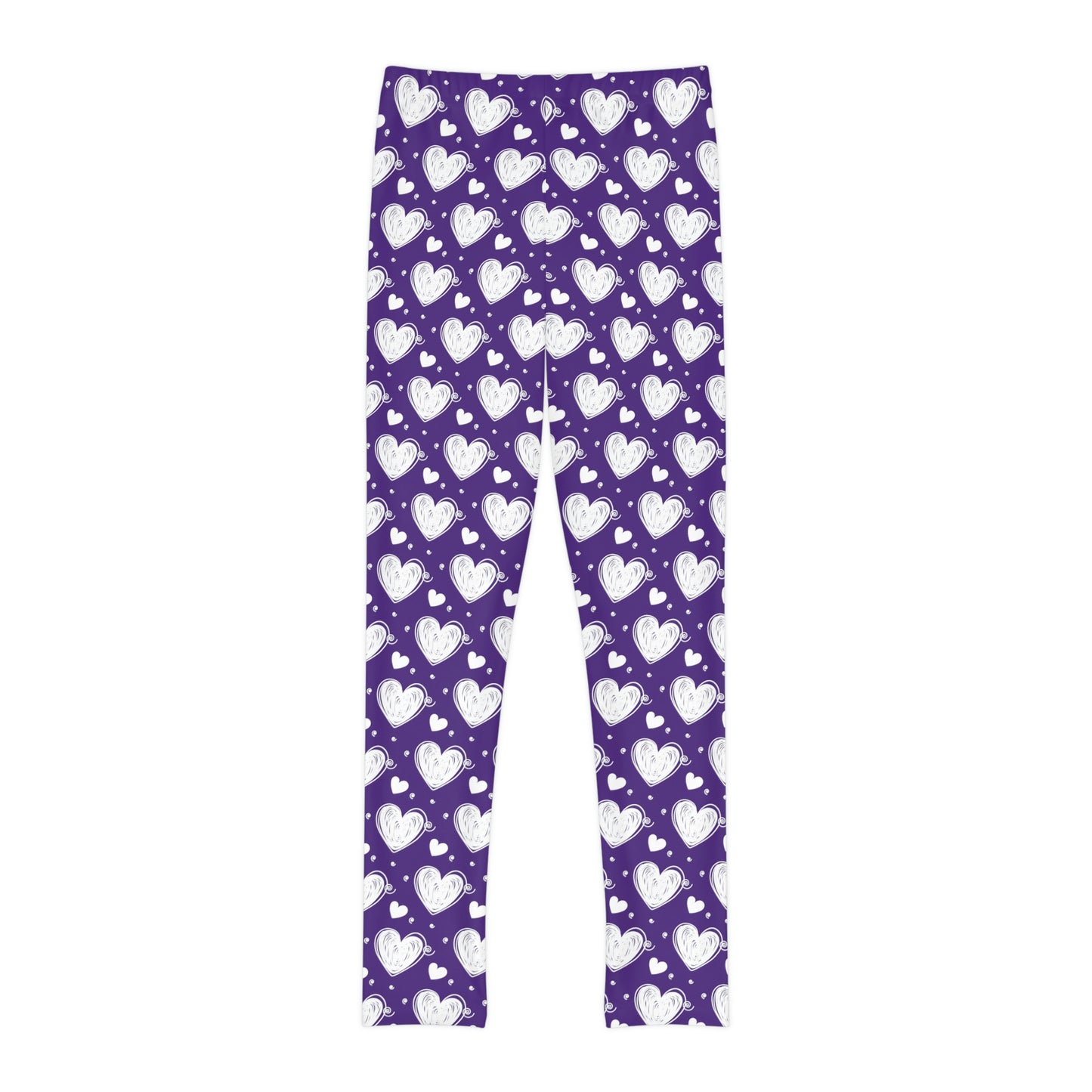 Valentine Cute Summer Youth Leggings, One of a Kind Gift - Workout Activewear tights for kids, Granddaughter, Niece Christmas Gift
