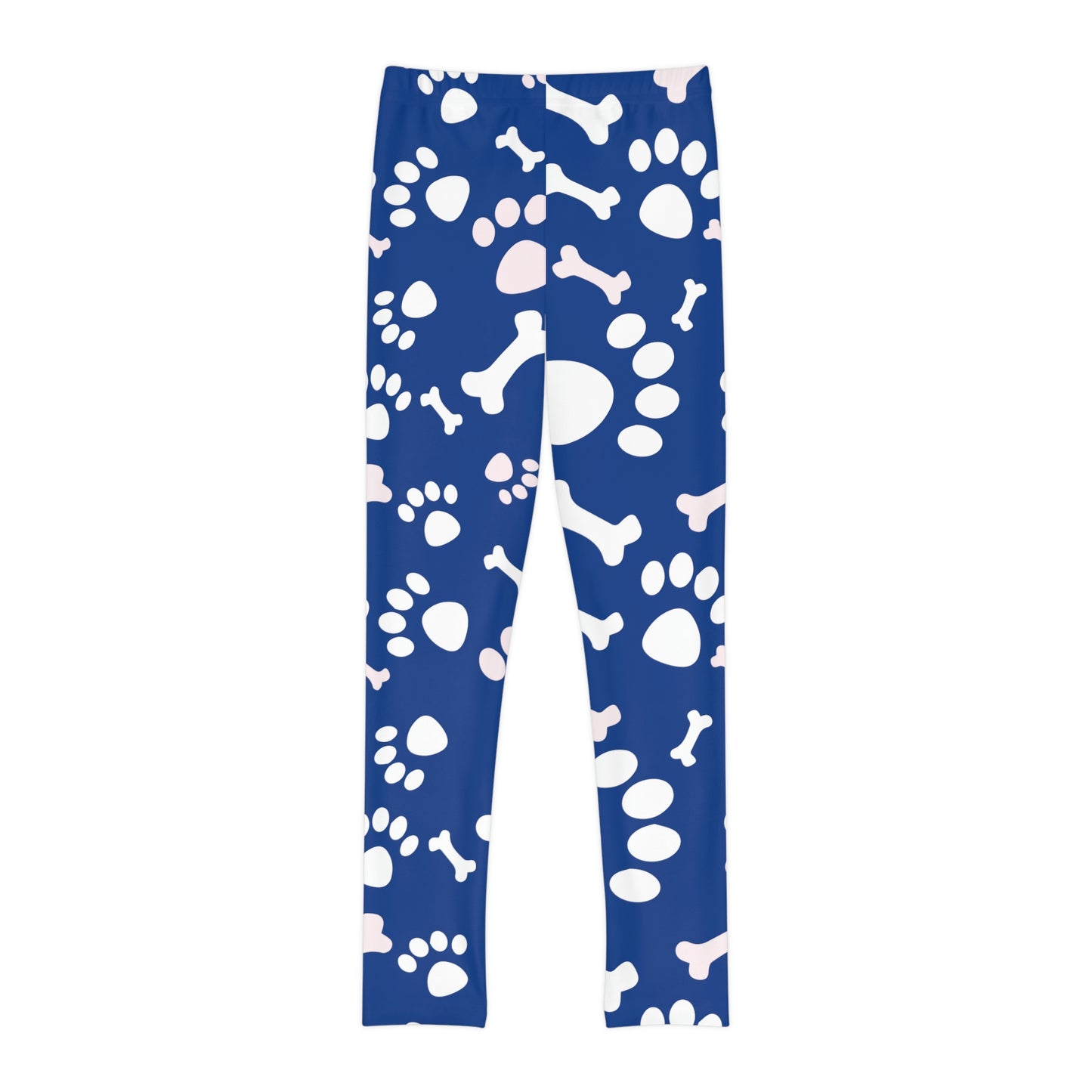 Pawsome, Dog Lovers Cute Summer Youth Leggings, One of a Kind Workout Activewear tights for kids, Granddaughter, Niece Christmas Gift