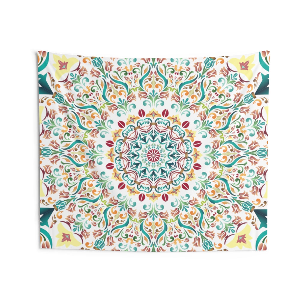 Indian Tapestry for Contemporary Home Decor . Inspirational Wall Hanging Art for Baby Nursery, Dorm room, Coastal Home . Housewarming Gift