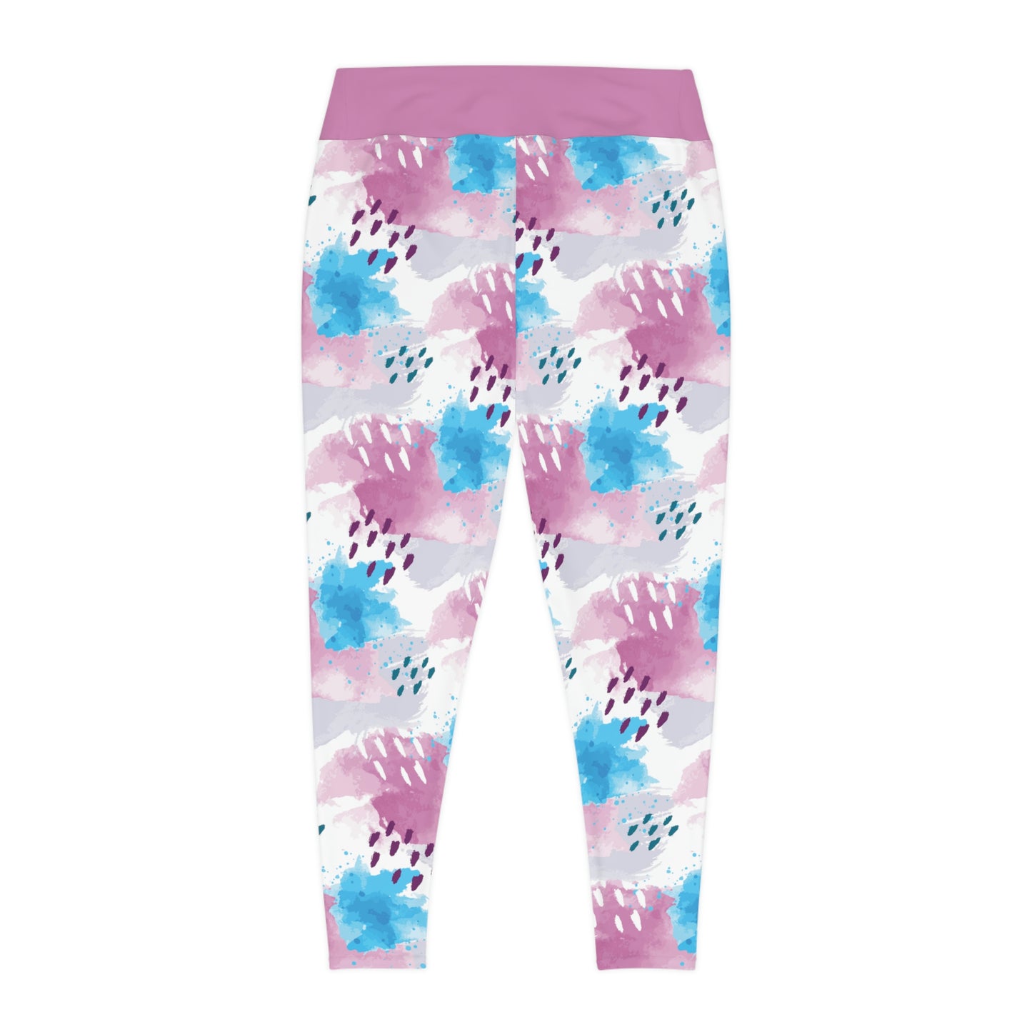 Tye Dye Plus Size Leggings One of a Kind Gift - Unique Workout Activewear tights for Mom fitness, Mothers Day, Girlfriend Christmas Gift