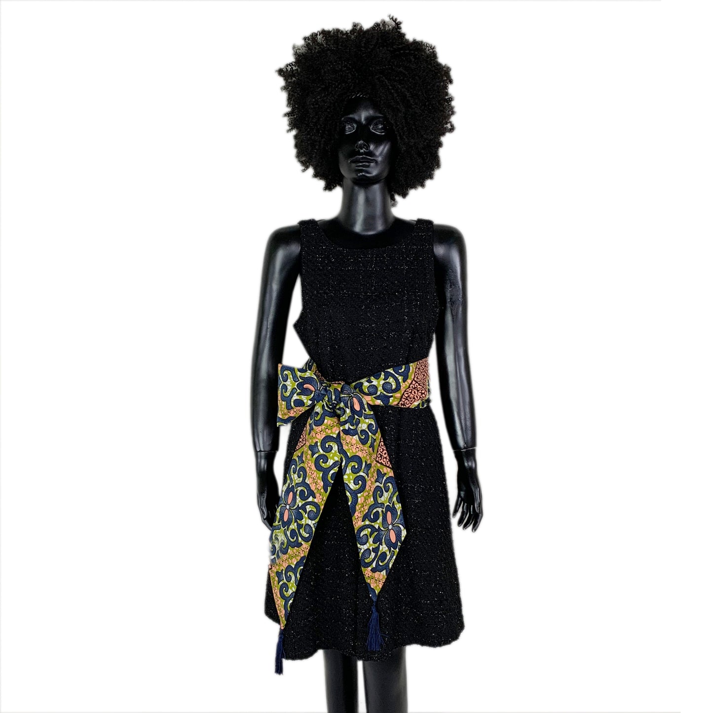 Reversible African Print Belt