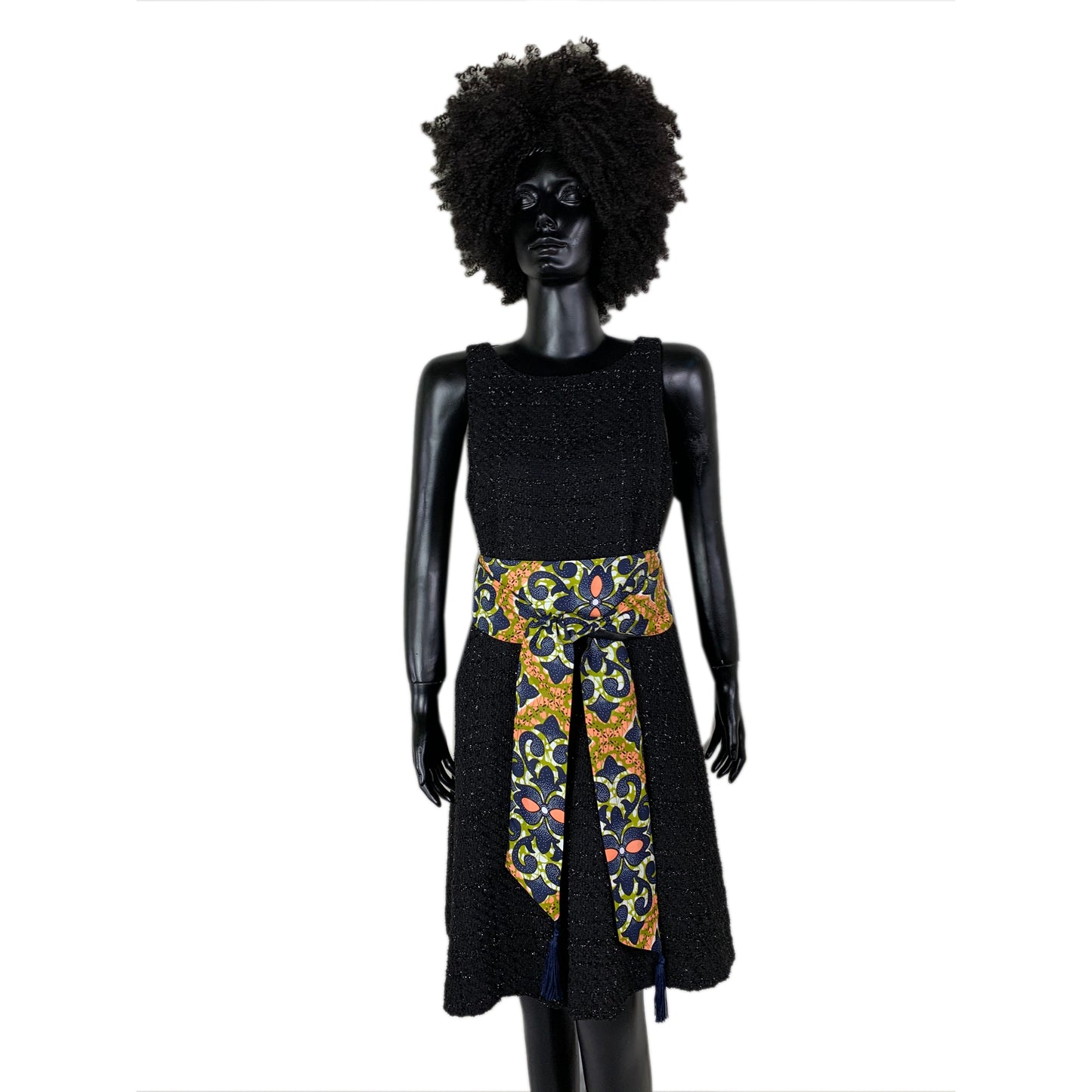 Reversible African Print Belt