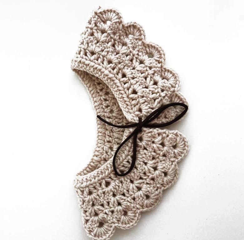 Peter Pan Collar / Crochet Vintage Collar / Baby Crochet Collar / Toddler Vintage Collar / Child Vintage Collar