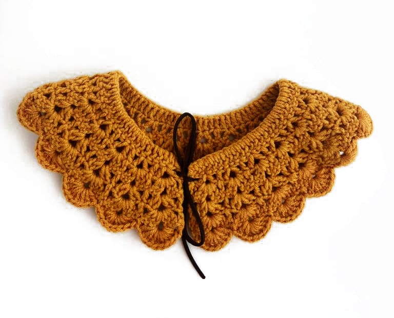 Peter Pan Collar / Crochet Vintage Collar / Baby Crochet Collar / Toddler Vintage Collar / Child Vintage Collar