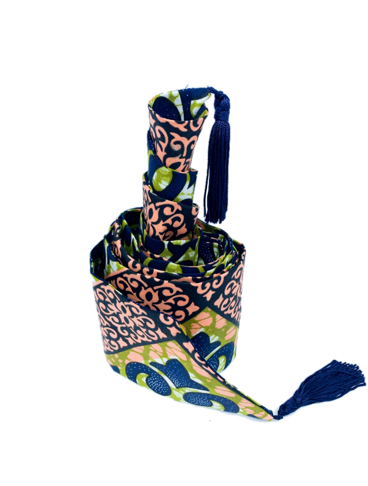 Reversible African Print Belt