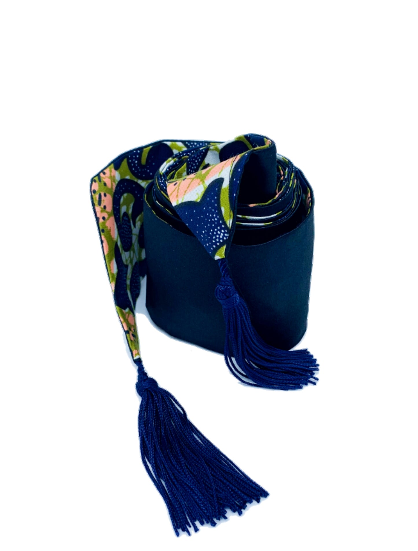 Reversible African Print Belt