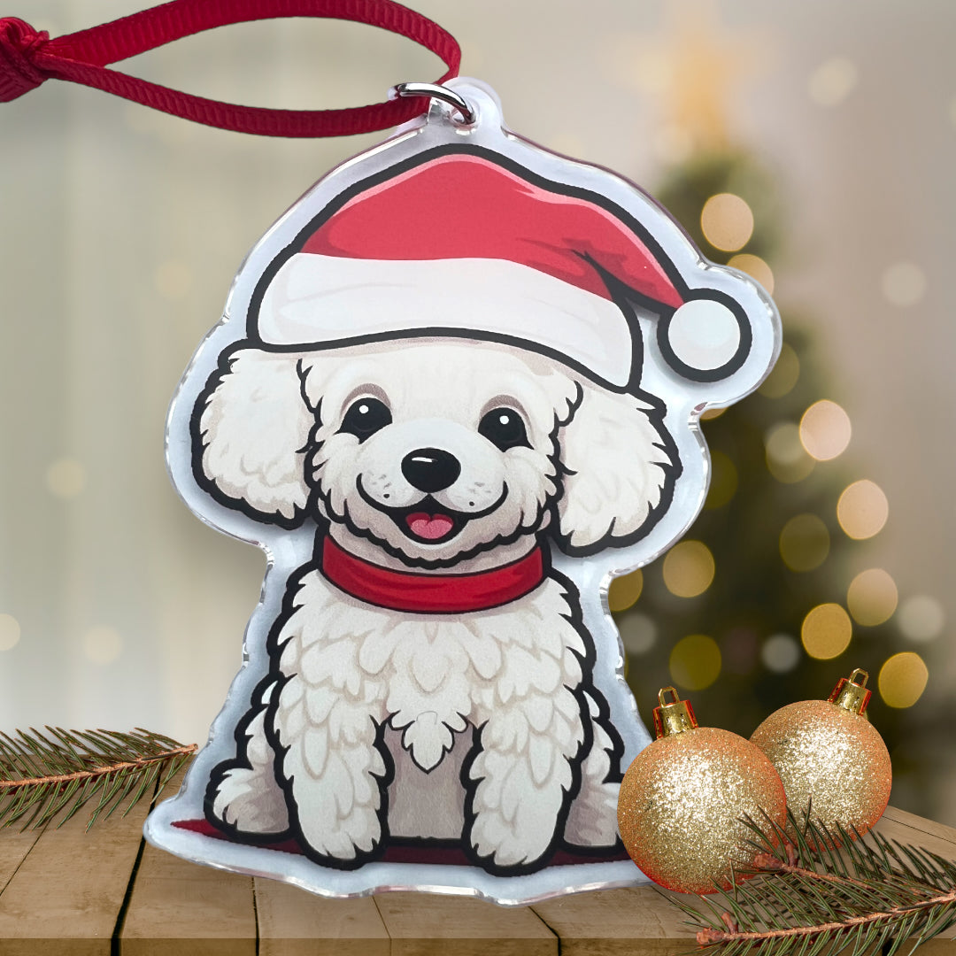 Acrylic Pet ornament, Christmas Ornament, Pet Memorial Ornament,Christmas Photo Ornament, Pet Portrait