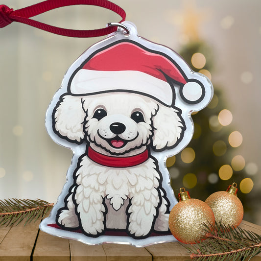 Acrylic Pet ornament, Christmas Ornament, Pet Memorial Ornament,Christmas Photo Ornament, Pet Portrait