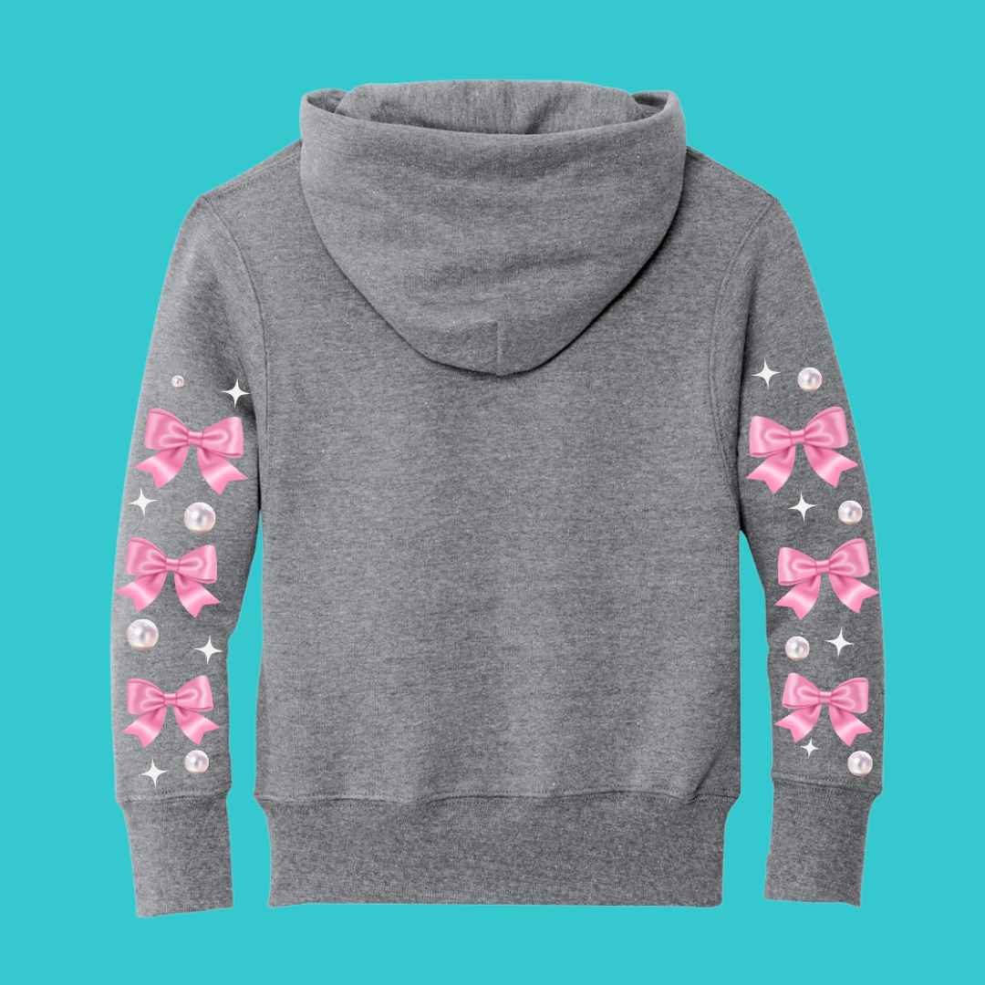Youth Frog Sweatshirt Unisex Clothing Kawaii Hoodie : Frog and Toad and Bow Best Friend Gift . Fall Winter Essential. Mothers Day Gift for her