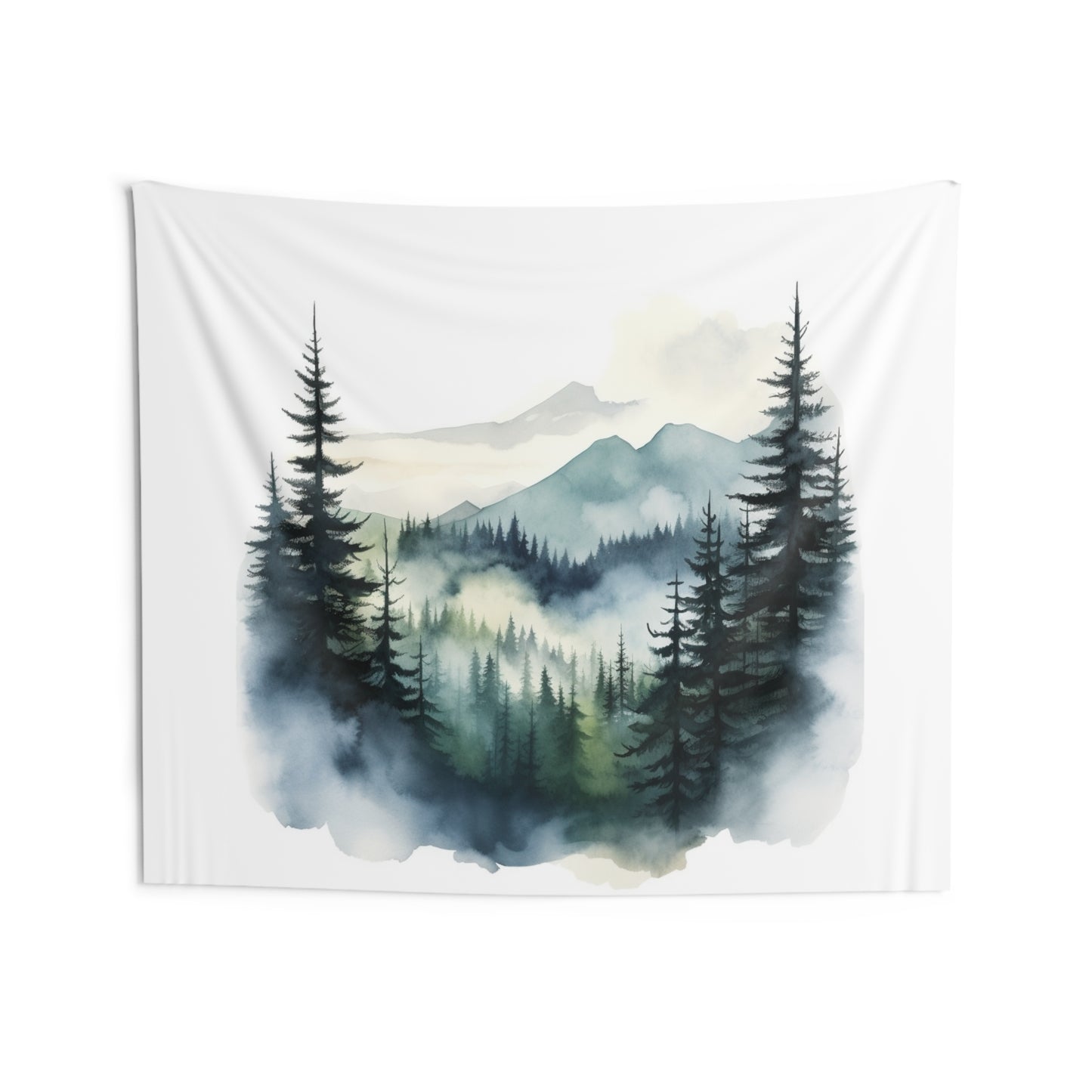 Mountain Art Tapestry Contemporary Home Decor . Galaxy Wall Hanging Art for Baby Nursery, Dorm room, Coastal Home . Housewarming Gift