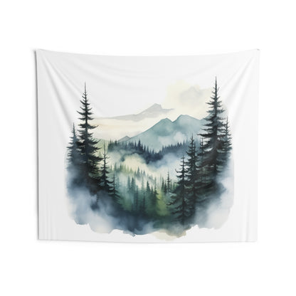 Mountain Art Tapestry Contemporary Home Decor . Galaxy Wall Hanging Art for Baby Nursery, Dorm room, Coastal Home . Housewarming Gift