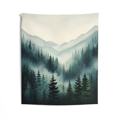 Mountain Art Tapestry Contemporary Home Decor . Galaxy Wall Hanging Art for Baby Nursery, Dorm room, Coastal Home . Housewarming Gift