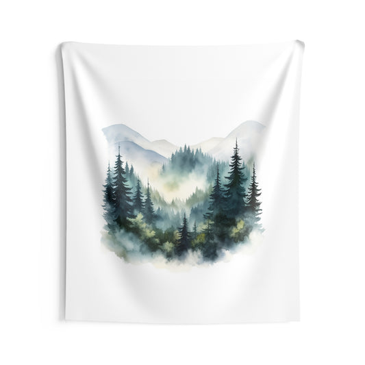 Mountain art Tapestry Contemporary Home Decor . Galaxy Wall Hanging Art for Baby Nursery, Dorm room, Coastal Home . Housewarming Gift