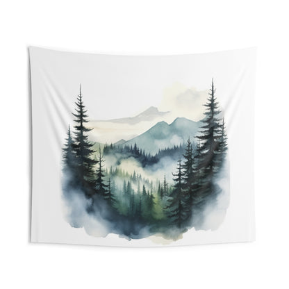 Mountain Art Tapestry Contemporary Home Decor . Galaxy Wall Hanging Art for Baby Nursery, Dorm room, Coastal Home . Housewarming Gift