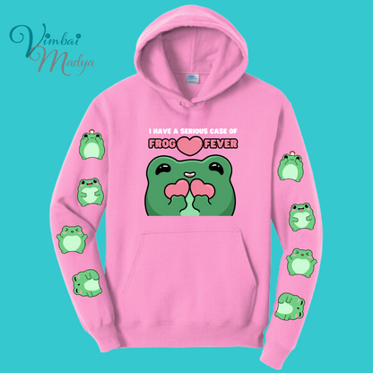 Frog Sweatshirt Unisex Clothing Kawaii Hoodie :  Best Friend Gift . Fall Winter Essential . Frog and Toad
