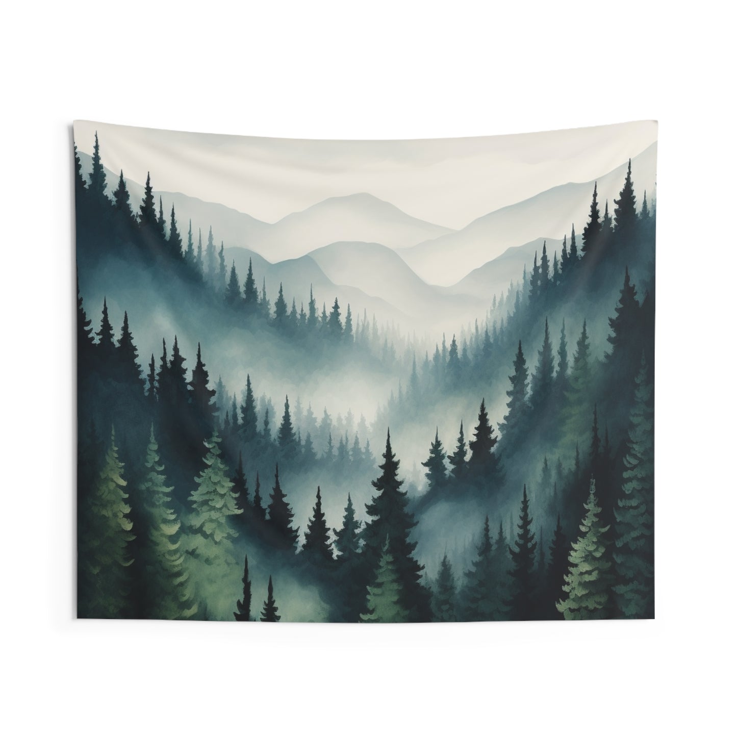 Mountain art Tapestry Contemporary Home Decor . Galaxy Wall Hanging Art for Baby Nursery, Dorm room, Coastal Home . Housewarming Gift