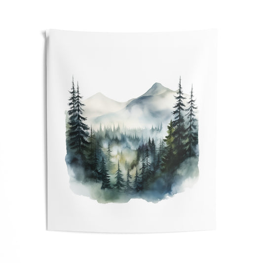 Mountain Art Tapestry Contemporary Home Decor . Galaxy Wall Hanging Art for Baby Nursery, Dorm room, Coastal Home . Housewarming Gift