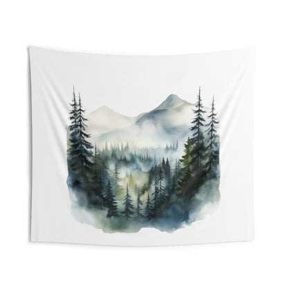 Mountain Art Tapestry Contemporary Home Decor . Galaxy Wall Hanging Art for Baby Nursery, Dorm room, Coastal Home . Housewarming Gift