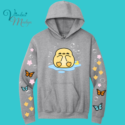 Yellow Duck Sweatshirt Unisex Clothing Kawaii Hoodie : Ocean, fish, beach  and Best Friend Gift . Fall Winter Essential . Gift for her