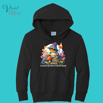 Youth Frog Mushroom Psychedelic  Kawaii Frog Sweater Hoodie :  frog and toad couples Gift  for Book lovers .Best Friend .  Fall Winter Essential