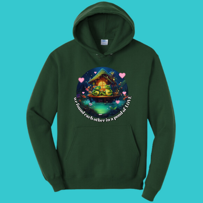 Unisex Kawaii Frog  Sweatshirt Hoodie  : Perfect Mother's Day Gift & Fall Winter Essential  .  Trendy Frog and Toad Unique Best Friend's gift