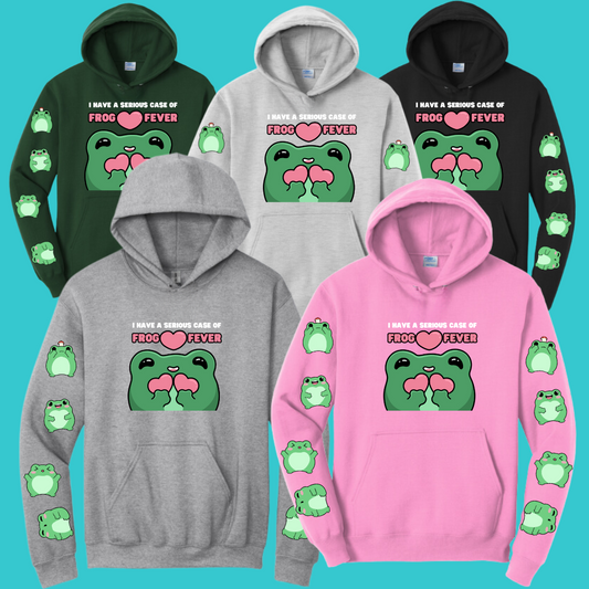 Frog Sweatshirt Unisex Clothing Kawaii Hoodie :  Best Friend Gift . Fall Winter Essential . Frog and Toad