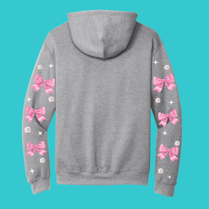 Frog Sweatshirt Unisex Clothing Kawaii Hoodie :  Bow Best Friend Gift . Fall Winter Essential . Frog and Toad Couple . Mothers Day Gift for her