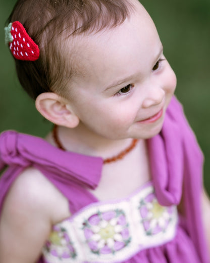 Strawberry hair clip