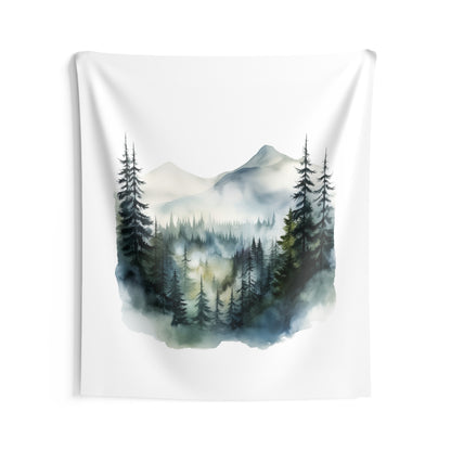 Mountain Art Tapestry Contemporary Home Decor . Galaxy Wall Hanging Art for Baby Nursery, Dorm room, Coastal Home . Housewarming Gift