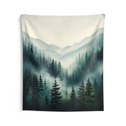 Mountain Art Tapestry Contemporary Home Decor . Galaxy Wall Hanging Art for Baby Nursery, Dorm room, Coastal Home . Housewarming Gift