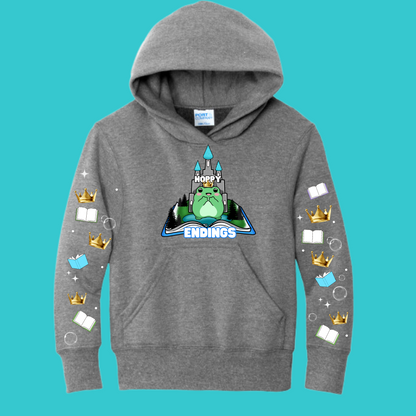 Youth Frog Castle Sweatshirt Unisex Clothing Kawaii  Hoodie : Book Lover and Best Friend Gift . Fall Winter Essential