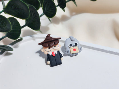 Dainty polymer clay stud earrings cute minimalist girls earrings, birthday gift for best friend, niece or daughter