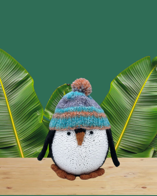 Penguin crochet knit, Handmade stuffed Doll for Montessori Play, Nursery Decor, Baby Shower Gifts . Granddaughter, niece, nephew & grandson