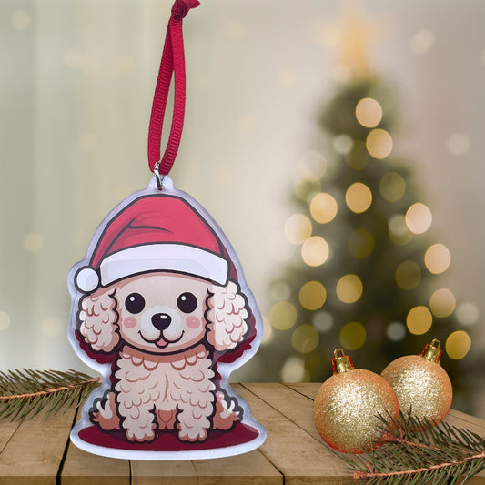 Acrylic Pet ornament, Christmas Ornament, Pet Memorial Ornament,Christmas Photo Ornament, Pet Portrait