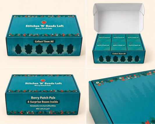 Berry Patch Pals 6 Pack box - six surprise blind boxes inside