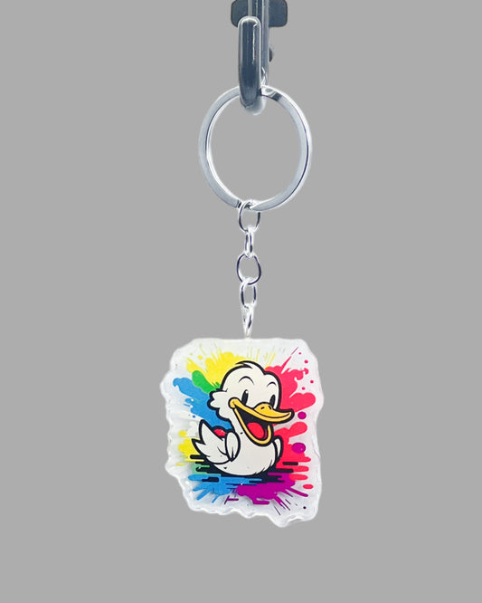 Duck Acrylic key chain