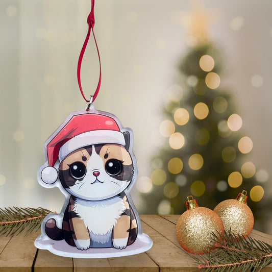 Acrylic Pet ornament, Christmas Ornament, Pet Memorial Ornament,Christmas Photo Ornament, Pet Portrait