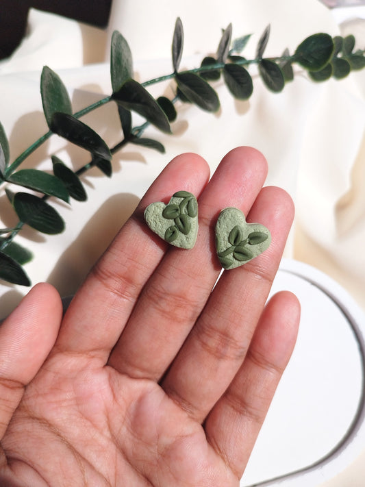 Dainty polymer clay stud earrings cute minimalist girls earrings, birthday gift for best friend, niece or daughter