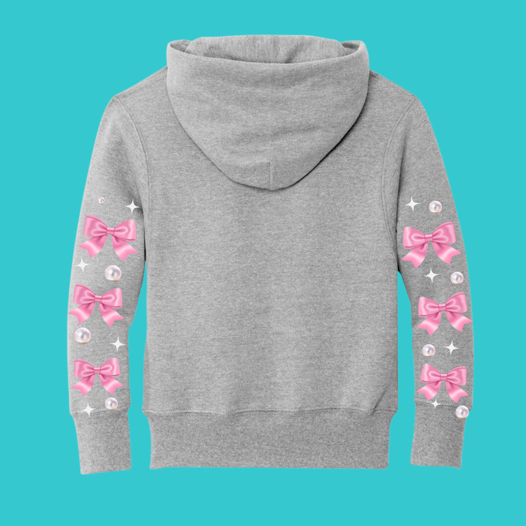 Youth Frog Sweatshirt Unisex Clothing Kawaii Hoodie : Frog and Toad and Bow Best Friend Gift . Fall Winter Essential. Mothers Day Gift for her