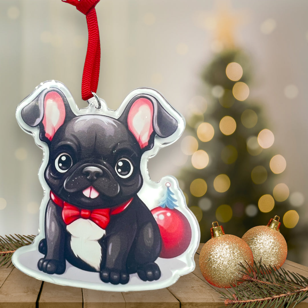 Acrylic Pet ornament, Christmas Ornament, Pet Memorial Ornament,Christmas Photo Ornament, Pet Portrait