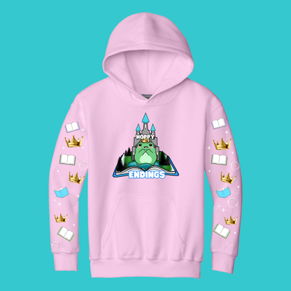 Youth Frog Castle Sweatshirt Unisex Clothing Kawaii  Hoodie : Book Lover and Best Friend Gift . Fall Winter Essential