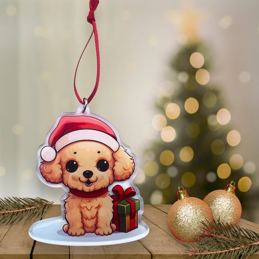 Acrylic Pet ornament, Christmas Ornament, Pet Memorial Ornament,Christmas Photo Ornament, Pet Portrait