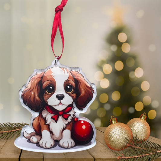 Acrylic Pet ornament, Christmas Ornament, Pet Memorial Ornament,Christmas Photo Ornament, Pet Portrait