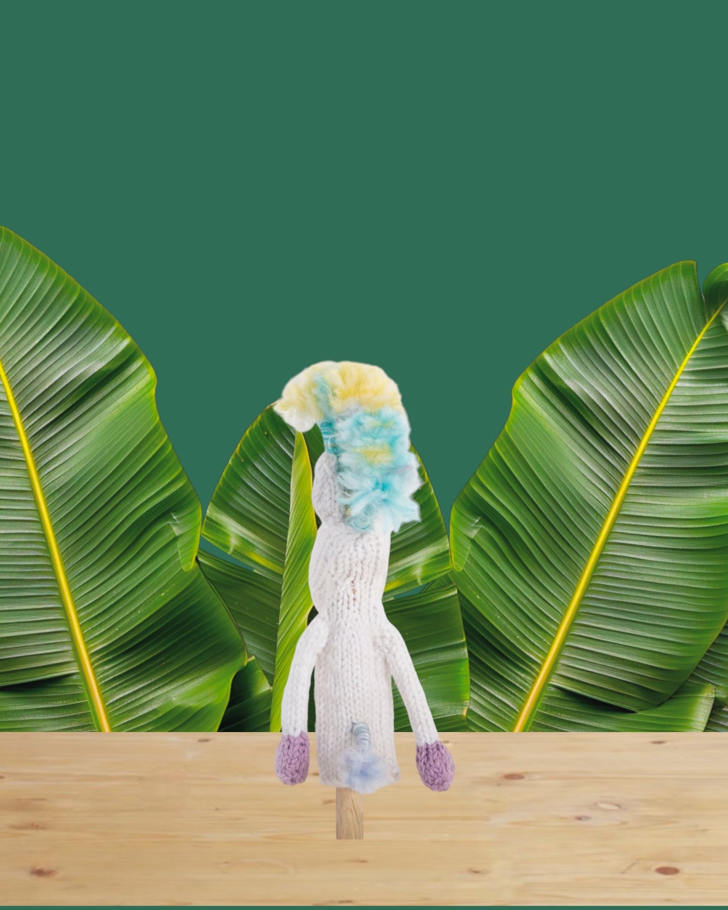 Unicorn crochet finger puppet Old MacDonald's Safari Animal - Kid Stocking Stuffer, Woodland Forest Friends, Nursery Rhyme Amigurumi Set