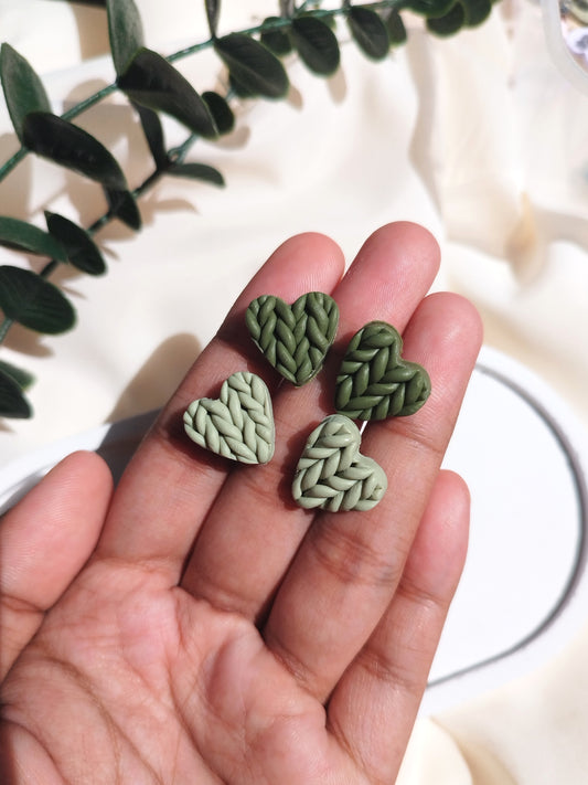 Dainty polymer clay stud earrings cute minimalist girls earrings, birthday gift for best friend, niece or daughter
