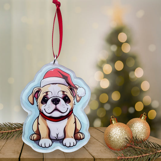 Acrylic Pet ornament, Christmas Ornament, Pet Memorial Ornament,Christmas Photo Ornament, Pet Portrait