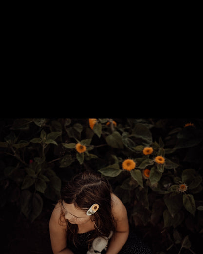 Crochet Trim Snap Hair Clips, Hair barrettes for kids